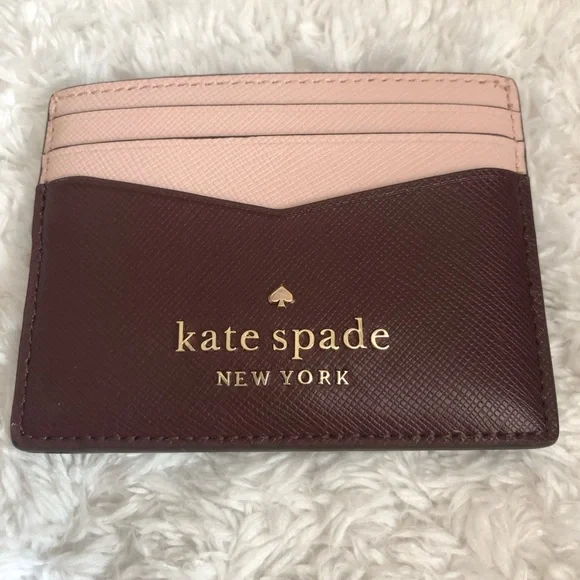 Kate Spade Staci Two-Tone Card Holder NEW - Picture 4 of 5